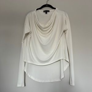 Elizabeth and James Womens Scoop Neck Cowl Top